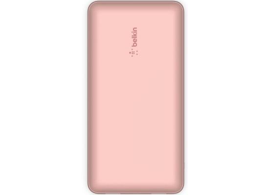 Belkin BoostCharge, USB C Power Bank 20000mAh w/ 2xUSB-A Ports, 15W, iPhone 17, Air, Pro, Samsung Galaxy S25, iPad, Nintendo Switch 2, Google Pixel 10, etc. - Pink